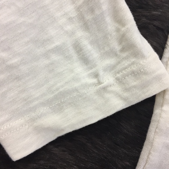 Theory Maas Nebulous Peruvian Cotton Tee Natural P - Picture 6 of 7